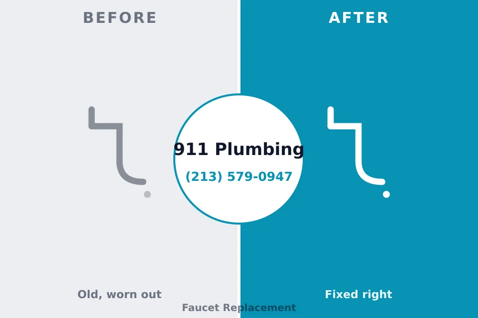 Before and after: plumbing repair Monmouth, IL